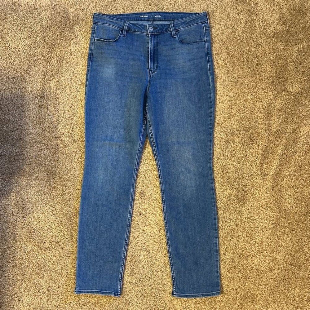 OLD NAVY Jeans High Rise Straight Style Women's Size 14